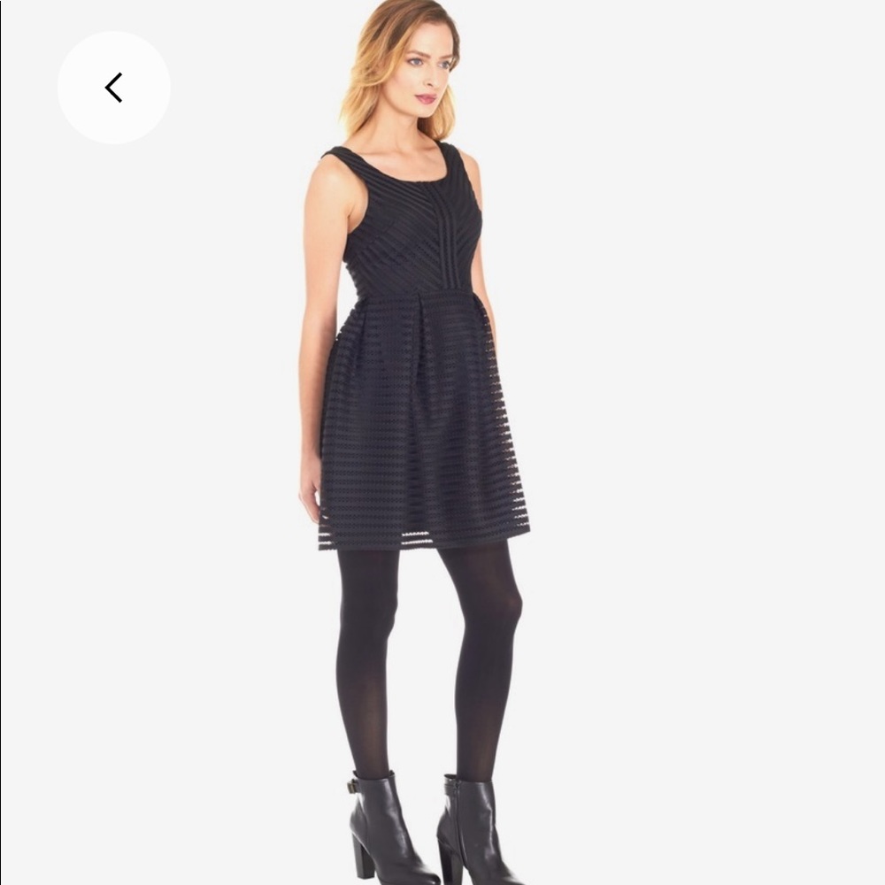 Everly Textured A Line Dress